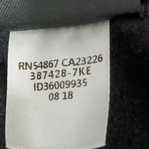 Pink Cozy High Waist Lace-Up Legging Solid Black Full Length Fleece Lined Size M - Picture 7 of 7